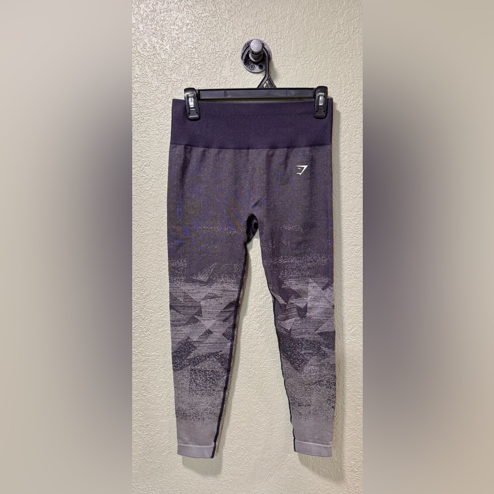 Gymshark Charcoal Patterned Leggings